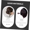 CALLARON 2pcs Floral Hair Chopstick Vintage Tassel Hair Bun Maker Elegant Headdress for Festivals Daily Use Natural Material for Secure Styling view 4