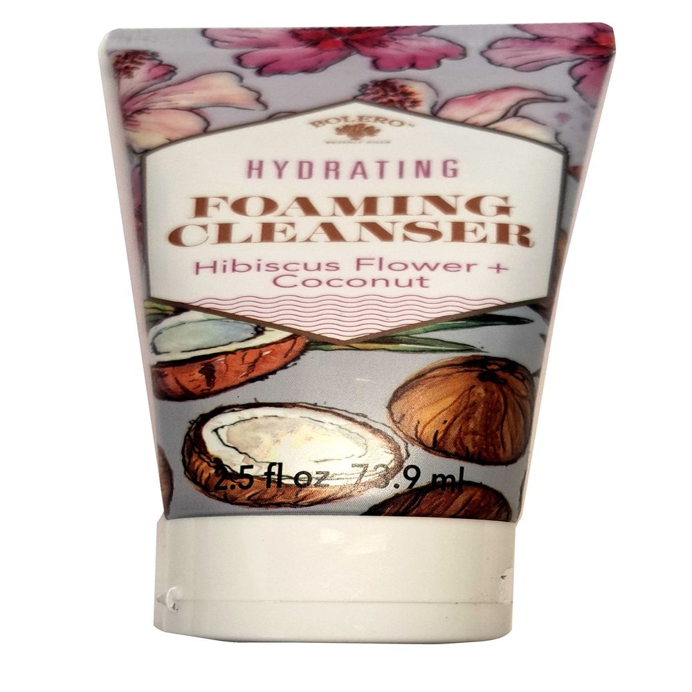 Bolero Hydrating Foaming Cleanser Hibiscus Flower & Coconut 2.5fl oz (73.9ml)