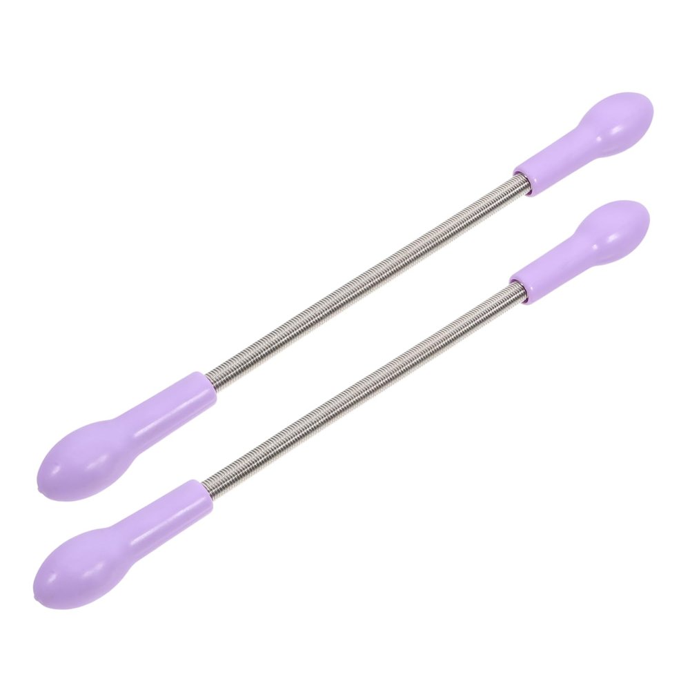 Beavorty 2pcs Spring Epilator Facial Hair Remover Tool Portable Stainless Steel Threading Device for Painless Hair Removal for Upper Lip and Chin