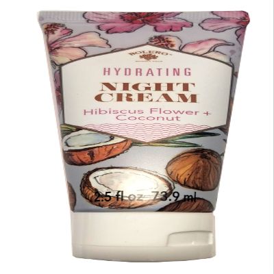 Bolero Hydrating Night Cream Hibiscus Flower & Coconut 2.5fl oz (73.9ml)