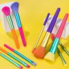 15pcs Makeup Brushes Set, Professional Synthetic Face Powder Blush Bristles Colorful Eyeshadow Brushes for Highlight Concealer view 4