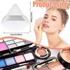 8Pcs Velour Triangle Powder Puff,Washable Reusable Soft Plush Powder Sponge Makeup Foundation Sponge (White) view 2