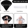 8Pcs Velour Triangle Powder Puff,Washable Reusable Soft Plush Powder Sponge Makeup Foundation Sponge (White) view 3
