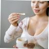 Luxshiny Golden Makeup Spoons for Eye Care Beauty Tool Zinc Alloy Eye Massage Spoon view 3