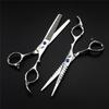 6.0 Inch Hair Cutting Scissors Thinning Shears Kit, 440C Stainless Steel Hairdresser Haircut, Hair Cutting Scissors Shears Set, for Barber Salon Home Shears Kit view 4