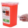 Blade Container, Shaving Blade Disposal Box, Disposal Blade Container, Disposal Blade Container Barbershop Hair Salon Shaving Knife Blade Disposal Collect Box (Red) view 2