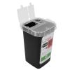 Blade Container, Shaving Blade Disposal Box, Disposal Blade Container, Disposal Blade Container Barbershop Hair Salon Shaving Knife Blade Disposal Collect Box (Black) view 1