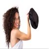 2 Premium Shower Cap for Women - 500+ Showers, 100% Waterproof, Double-Sided, For Long Hair & Great For Curls (Anti-Frizz) (Black & Purple) view 2