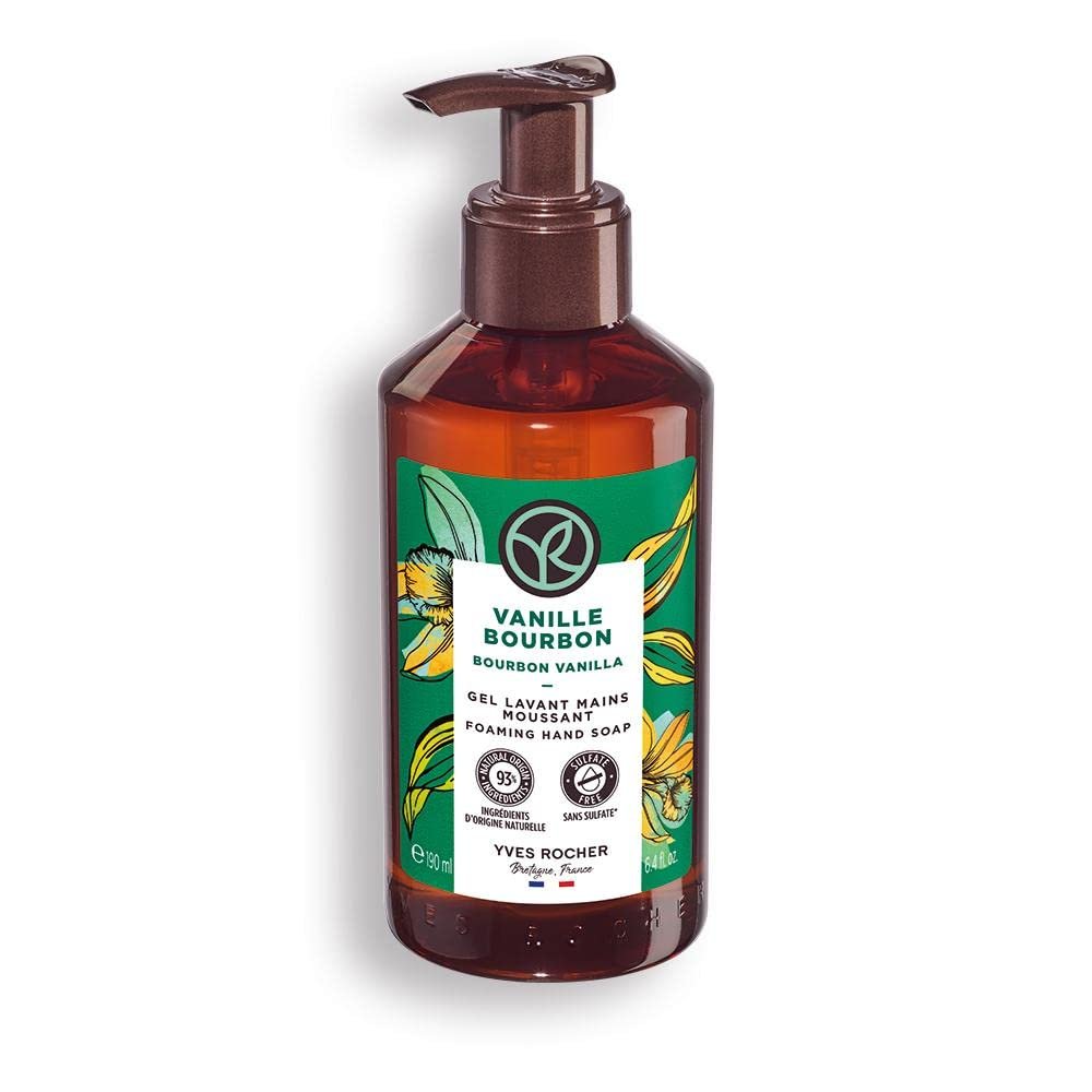 Yves Rocher Bourbon Vanilla Foaming Liquid Hand Soap - 190 ml. / 6.4 fl.oz.