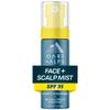 Oars + Alps Face & Scalp Sunscreen Spray Mist, SPF 35 Facial & Hair Sunscreen, Infused with Aloe Vera + Cucumber, Water & Sweat Resistant, Summer Splash Scent, 1.5oz view 1