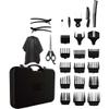 ChargeWorx Groom Essentials 26-Piece Pro Series Clipper Set, Complete Barber Kit, AC-Powered Hair Clipper with Quiet Motor, Includes 14 Trimming Guides, Neck Brush, Combs, Barber Cape, and Case view 2