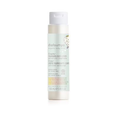 Dadaumpa Organic Certified Nourishing Body Lotion with Shea Butter Lipids and Sweet Almond Oil - 0 Months - Made in Italy with 100% Recycled Bottle (12.84 Fluid Ounce)