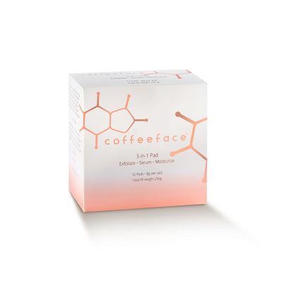 Coffeeface Anti-Aging Moisture Pads with Exfoliation, 32 count