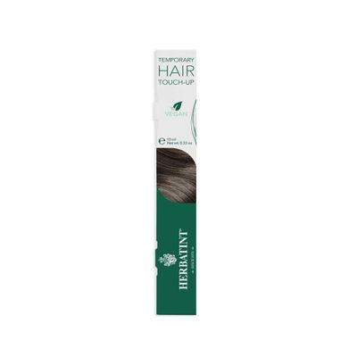 Herbatint Temporary Hair Touch-Up - Instantly Mask Grey Roots Between Coloring with Easy To Apply Precision Brush Kit - Natural-Looking Concealer For Dark Chestnut Hair - Vegan - .33 oz