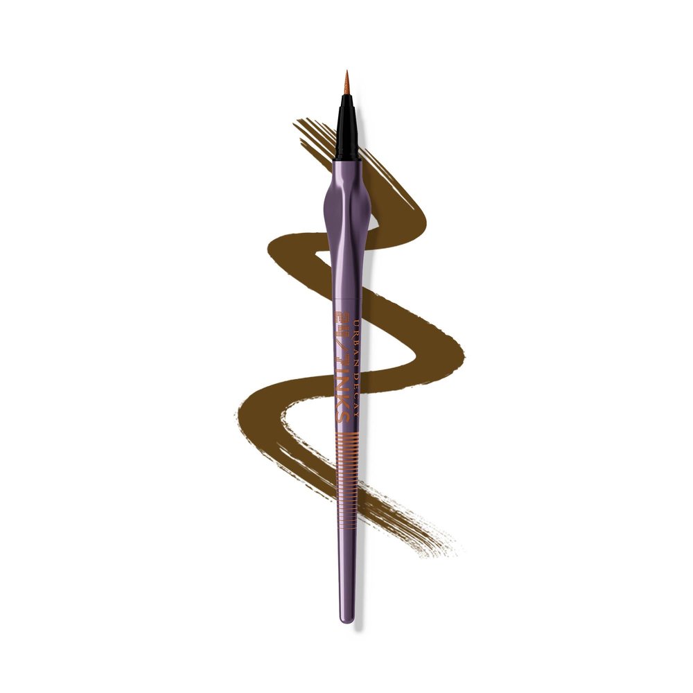 URBAN DECAY 24/7 Inks Liquid Eyeliner Pen, Water-Resistant, Smudge-Resistant, Fine Tip Graphic Liner, Ergonomic Grip, All Day Wear, Bold Liquid Liner Colors - Whiskey (matte dark brown) - 0.01 fl oz