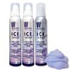 Watercolors Ice Whip Anti-Yellow Leave-In Conditioning Foam Mousse for Blonde, Platinum, Bleached, Silver, Gray, Ash & Brassy Hair - Violet Purple 6.5 oz (3 PACK) view 1