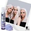 Watercolors Ice Whip Anti-Yellow Leave-In Conditioning Foam Mousse for Blonde, Platinum, Bleached, Silver, Gray, Ash & Brassy Hair - Violet Purple 6.5 oz (3 PACK) view 4