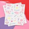 xo, Fetti Pastel Rainbow Temporary Tattoos - 50 Iridescent Foil Styles | Preppy Birthday Party Supplies, Smiley Party Favors, Party Vibes Only view 2