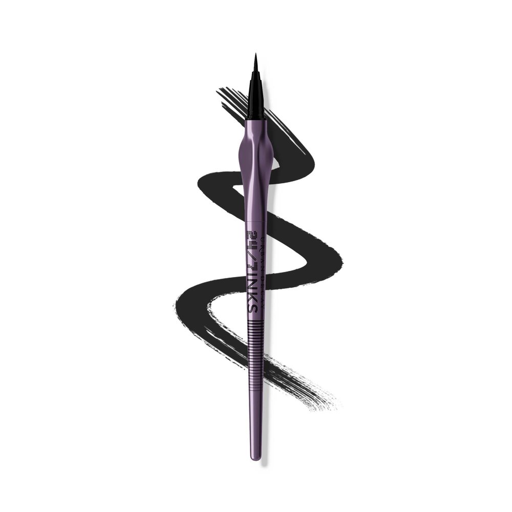 URBAN DECAY 24/7 Inks Liquid Eyeliner Pen, Water-Resistant, Smudge-Resistant, Fine Tip Graphic Liner, Ergonomic Grip, All Day Wear, Bold Liquid Liner Colors - Zero (matte black) - 0.01 fl oz