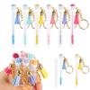 60 Pcs Lash Disposable Mascara Brushes Diamond Eyelash Spoolies Makeup Brush Mascara Wand in Sanitary Tube Lash Supplies  (Flower) view 2