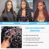 13x6 Deep Wave Lace Front Wigs Human Hair HD Lace frontal Curly Human Hair Wig for Black Women 180% Density Wet and Wavy Glueless Wigs Human hair Pre Plucked with Baby Hair view 4