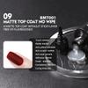 beautilux Gel Matte Top Coat, 100ml Large Capacity No Wipe Matte Top Coat, Soak Off Gel Polish Long-Lasting Prevent Scratches or Chipping, Home Nails DIY Salon 3.5 OZ view 2