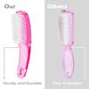 Larbois Nail Brush for Cleaning Fingernails, 4Pack Handle Grip Nail Brushes Fingernail Brush for Cleaning Nail Scrub Brush for Toes and Nails Women Men (Color3) view 2
