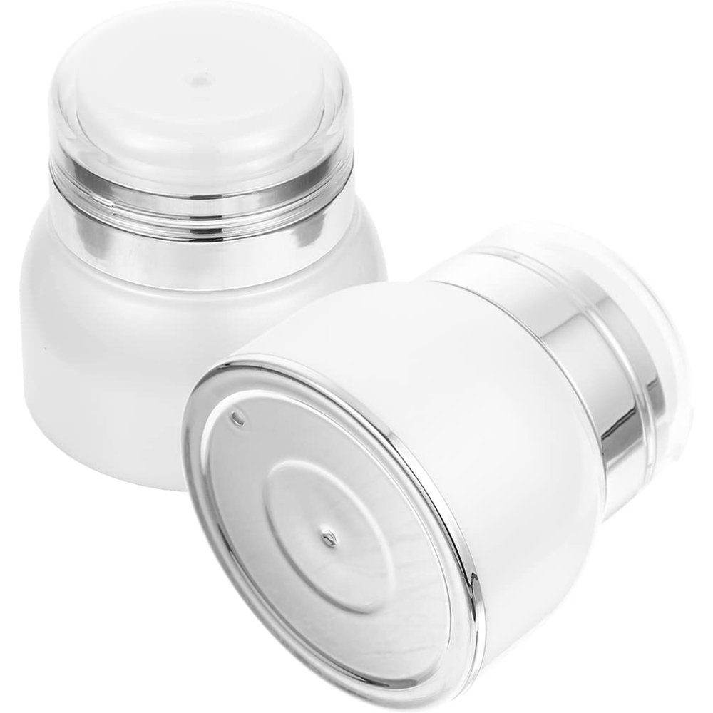 Uonlytech 2pcs Airless Lotion Pump Bottles Travel Container for Creams and Lotions Leak and Lightweight Design for Toiletries