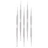 Mobestech Sturdy Nail Art Pen Set 5pcs Stainless Steel Nail Art Accessories Pens view 1