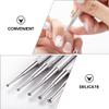 Mobestech Sturdy Nail Art Pen Set 5pcs Stainless Steel Nail Art Accessories Pens view 4