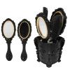Beavorty 5pcs Vanity Mirror Set with Comb, Handheld Mirror, Hair Brush Holder, Round Mirror, Detangling Hair Comb - Hairdressing Tools for Travel view 1