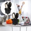 Beavorty 5pcs Vanity Mirror Set with Comb, Handheld Mirror, Hair Brush Holder, Round Mirror, Detangling Hair Comb - Hairdressing Tools for Travel view 3