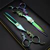 6.0 Inch Hair Cutting Scissors Set, Barber Hair Cutting & Thinning Shears Texturizing Scissors Set, Hair Cutting Scissors Thinning Shear Set, for Barber Or Home Use view 3