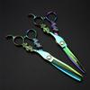 6.0 Inch Hair Cutting Scissors Set, Barber Hair Cutting & Thinning Shears Texturizing Scissors Set, Hair Cutting Scissors Thinning Shear Set, for Barber Or Home Use view 4