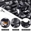 FEBSNOW Professional Hair Cutting Cape, 3 Pcs Hairdressing Salon Cape for Styling Coloring Hair Hair Cutting Cape Accessories view 3