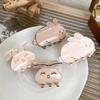 Lovely Bunny Hair Clips,Cellulose Acetate Hair Clips,Small Claw Clips for Girl,Hair Accessories,Pack of 2,S1 view 3