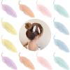 12 PCS Colorful Knitted Leaves Hair Clips Cute Fruits Hair Pins Snap Simple Barrettes Hair Accessories for Girls Toddlers Teens (Style1) view 1