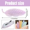 12 PCS Colorful Knitted Leaves Hair Clips Cute Fruits Hair Pins Snap Simple Barrettes Hair Accessories for Girls Toddlers Teens (Style1) view 2