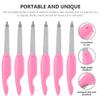 Beavorty 8pcs Folding Nail Files Dual-Sided Metal Nail for Manicure and Pedicure and Washable for Home and Salon Use view 4
