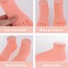 LALAFINA Manikin Body Manicure Tools 2 Pcs Practice Fake Foot Model Nail Art Practice Foot Model Soft Silicone Manicure Training Model Practice Tool for Home Salon Mannequin Manikin view 3