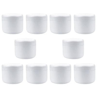 LALAFINA Travel Bottles Set of 10 Cream Box Makeup Containers Sub Bottles Screw Lids 30ml Empty Skincare Containers