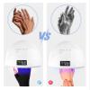 Doubao Anti UV Gloves for Gel Nail Lamp, Professional UV Protection Gloves for Manicures, Fingerless Gloves for Protecting Hands from Nails UV Light (Black) view 3