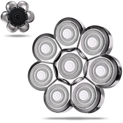 UPTARD Head Shaver Replacement Heads,Head Shaver Replacement Blades, Head Shavers for Bald Men,Head shavers for Men, Stainless Steel Rotary Blades for Electric Head Razor (silver8)