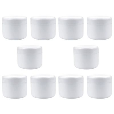 LALAFINA 10pcs Leak Cream Jars Reusable Cosmetic Sample Containers for Travel Multi-function Packing Boxes for Ointments Lotions and Creams