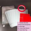 GUXACU Press On Nail Organizer 10 PCS Clear Empty Press On Nail Storage Press On Nail Packaging for Fake Nail Storage Nail Display Nail Salon Press On Nail Supplies Organizer with Nail Tape view 4