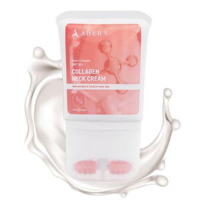 ABERA Loka Nano Collagen Neck Cream for Neck & Dcollet, Anti-UV, Hydrating Formula with Niacinamide  Lightweight Facial Moisturizer (1.76 Fl Oz)