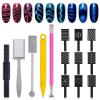 KAAGEE 15Pcs Cat Eye Nail Magnets - Double Ended Wand for Magnetic Nail Art view 1