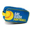 ChalkTalkSPORTS Softball Accessory Bag | Travel Bag Dopp Kit | Eat Sleep Softball view 1