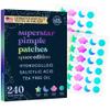 LivaClean 240 CT Holographic Cute Acne Patches - Space Edition w/Salicylic Acid & Tea Tree Oil for Face - Hydrocolloid Star Pimple Patches view 1