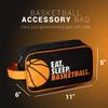 ChalkTalkSPORTS Basketball Accessory Bag | Travel Bag Dopp Kit | Eat Sleep Basketball view 2
